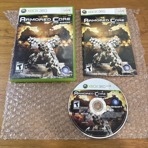 Armored Core For Answer (Microsoft Xbox 360, 2008) Complete CIB Tested & Working