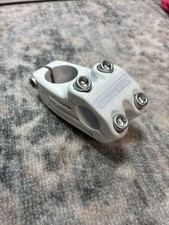Custom Mongoose Threadless Stem 1 1/8" Mid School Bmx 53mm Reach Top Load White