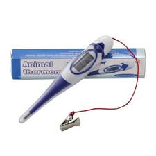 Professional Digital Pet Thermometer Soft Probe Waterproof Dog Cat Veterinary To