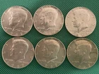 1967 Kennedy Silver Half Dollars Lot of 6 (206)