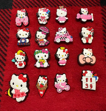 HELLO KITTY - 16pc Shoe Charms - fits crocs - FREE SHIPPING HK16