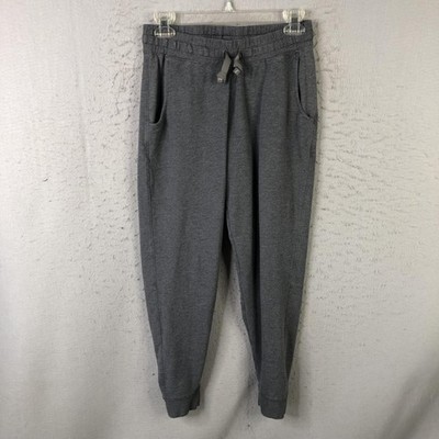 Tasc Performance Jogger Sweatpants Mens Small Gray Knit Bamboo Stretch 28x28