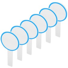 6 Pcs Foam Score Board Student Handheld White Blank Dry Erase Paddles y