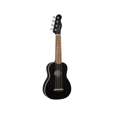 FENDER Venice Soprano Uke WN BK   Sopran-Ukulele   Black Gloss