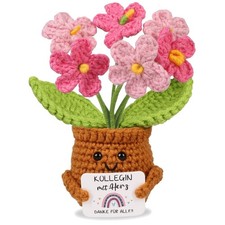 Geschenk für Kollegen Rosa Vergissmeinnicht ...