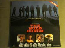 THE WILD BUNCH 1969 LASERDISC SAM PECKINPAH WILLIAM HOLDEN ERNEST BORGNINE NM