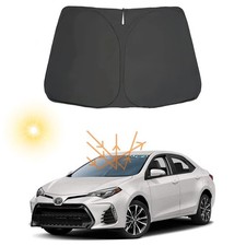 Car Front Windshield Sun Shade Foldable Sunshade Protector Custom for Corolla...