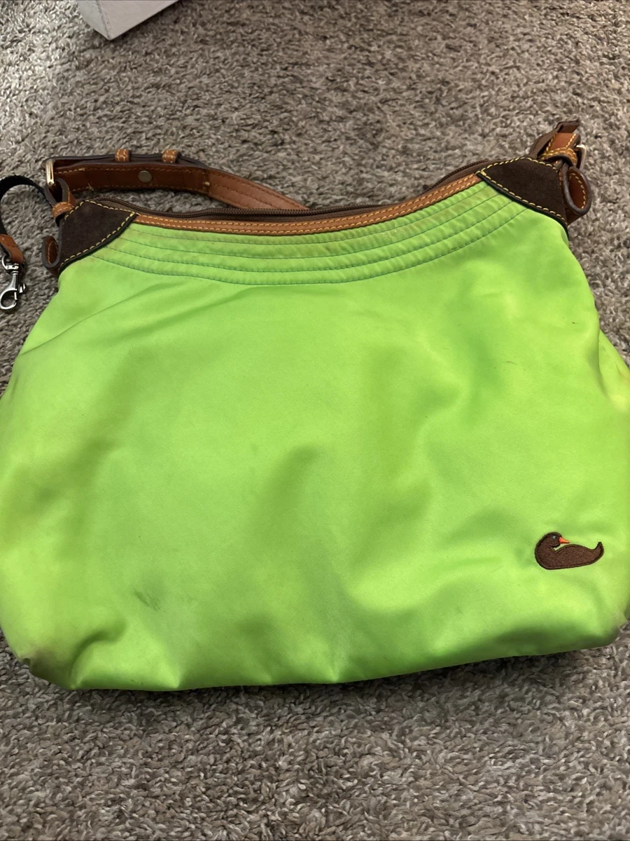 Dooney & Bourke Borsa A Tracolla Grande In Nylon – Colore Menta - 3