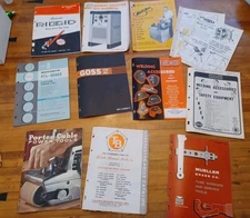 Vtg 60s 70s Lot Tool And Hardware Ephemera Manuals Catalogs Price Lists Etc