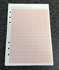 20 Formblätter A5 „Millimeterpapier“ Original TIME/SYSTEM