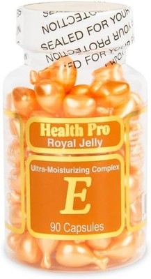 Capsulas De Jalea Real y Vitamina E Para Rostro Hidratar Mejora la Piel 90 Capsu