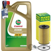 Mann ÖLfilter+Castrol Edge M Passend FüR 1.6TDI Audi A1 Seat Toledo Skoda Rapid