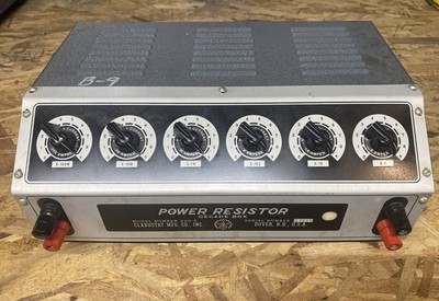 CLAROSTAT 240-C DECADE BOX POWER RESISTOR, 1 to 999,999Ω up to 225W Tested Works