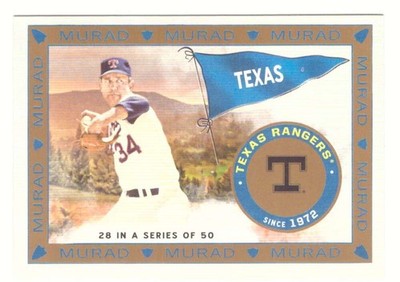 2021 Topps Allen and Ginter T51 Murad Reimagined - TEXAS RANGERS Nolan Ryan