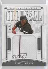 2020 Panini National Treasures Colossal Materials 27/99 Eloy Jimenez #CM-EJ c8a