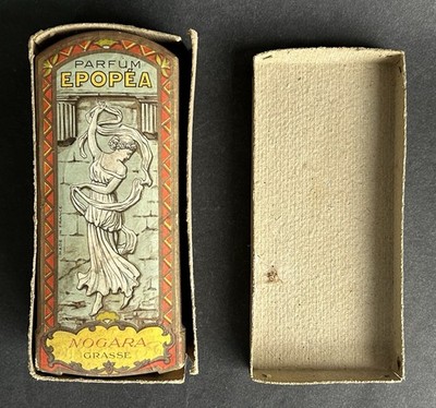 Alte Parfum Pappschachtel Epopéa Nogara Grasse 19. Jh. Made in France