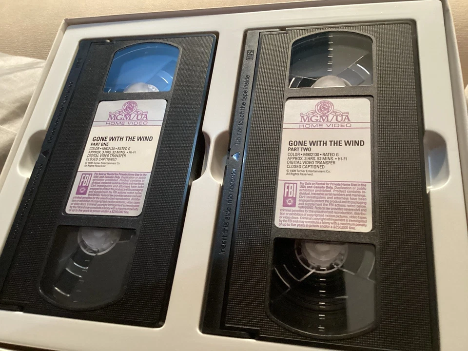 Gone With the Wind (VHS, 2001, 2-Tape Set, Double Cassette) - Image 3 of 4
