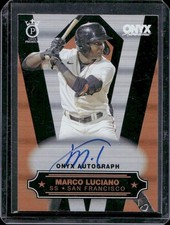 Marco Luciano 2022 Onyx Premium Authenticated Blue Auto Autograph /260