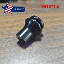 Black M10x1.5 Shift Knob Boot Retainer Adapter for Manual Gear Shifter Lever