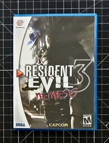 Dreamcast Resident Evil 3 Nemesis Custom Case NO Game or Manual
