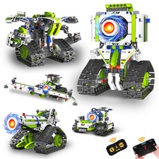 STEM Robot Building Kit Toys for Kids Ages 8-12,2025 New 5 In1 STEM Toys Robo...