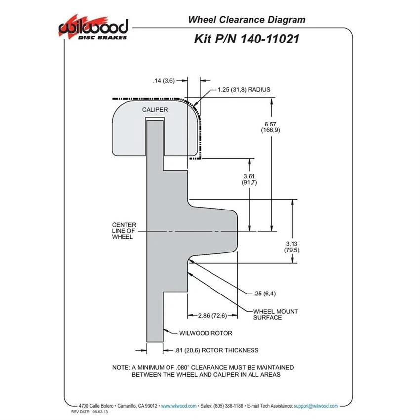 Wilwood 140-11021-DR FDLI Pro Series Front Disc Brake Kit, 1970-72 Fits Mopar - Изображение 4 из 4