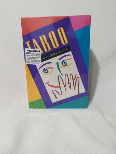 Vintage 1989 Milton Bradley Taboo Board Game Great For Game Night! NOS READ