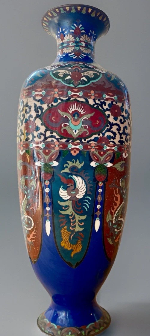 日本景泰蓝龙在日本古董花瓶| eBay
