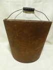 Antique 1800's Primitive Lockport NY United Indurated Fibre Water Bucket Pail — photo 2