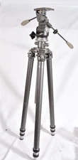 GITZO Brevette PROFESSIONAL HEAVY DUTY 3 SECTION TRIPOD W/ R No 4 Head