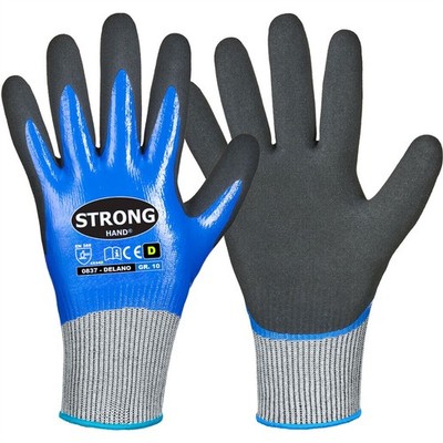 Schnittschutzhandschuhe DELANO Schnittfeste Arbeitshandschuhe Level 5 EN 388