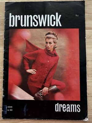 VTG BRUNSWICK Volume No. 643 DREAMS KNITTING BOOK Patterns