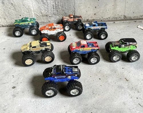 Monster Jam Trucks Lot Monster Trucks 8 Hot Wheels Vintage 2001-2004