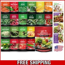 Diverse Heirloom Seeds for Planting 20 Vegetables - Perfect for Winter Harvests