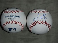 ST. LOUIS CARDINALS JASON MOTTE SIGNED ROML BASEBALL