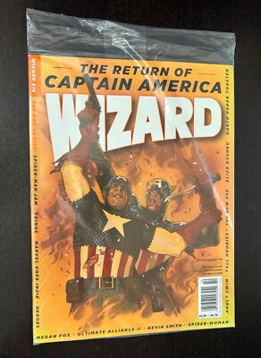 WIZARD MAGAZINE #216 (Wizard 2009) -- Captain America -- SEALED