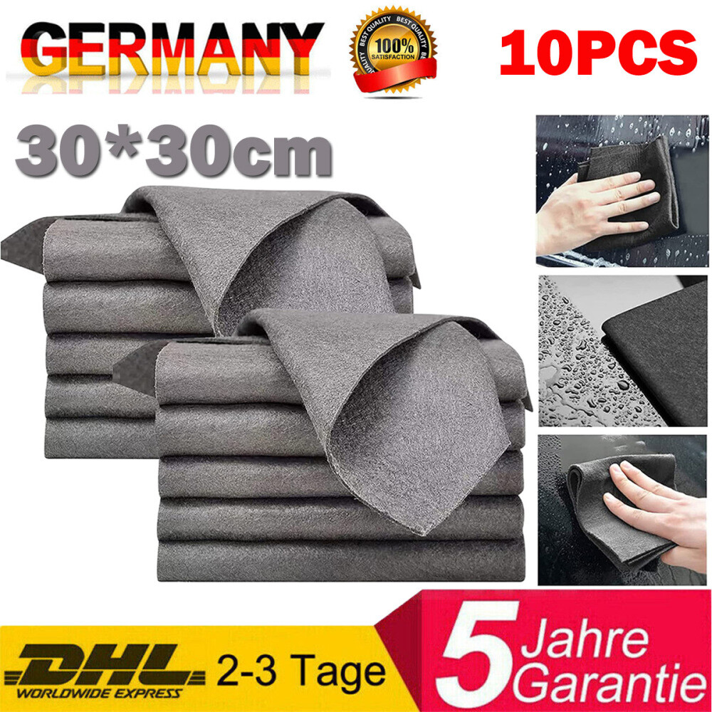 10x Verdicktes magisches Reinigungstuch Streak-frei-wiederverwendbare Mikrofaser