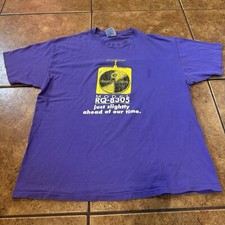 Vintage Panasonic 8 Track Shirt RQ-830S Just Slightly Ahead Of Our Time Tee XL