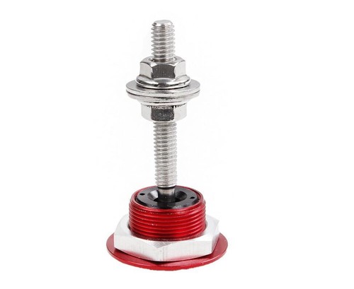 2 PCS 30MM Car Push Button Bonnet Hood Pin Lock Clip Kit Quick Release Latch Red - Picture 5 of 8