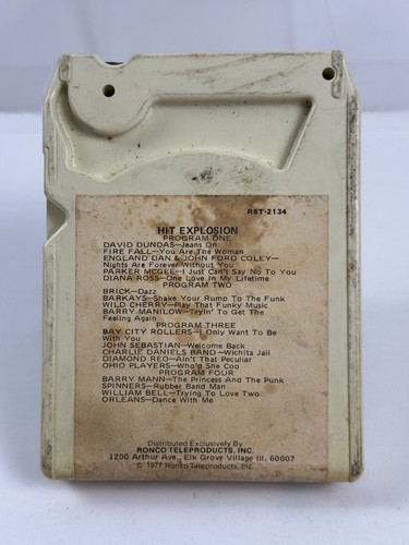 8-Track Tape Hit Explosion Ronco 1977 Tested-Works - Foto 3 di 4