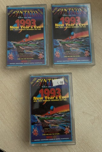 Fantazia - Littlecote House, 1993 NYE, Hardcore/Rave Cassette Tapes