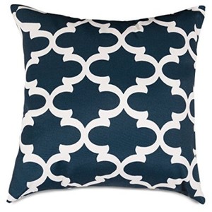 Majestic Home Goods Trellis Indoor Outdoor Pillow Navy Ebay Stock Photo
