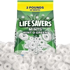 Life Savers Wint-O-Green Breath Mints Bulk Hard Candy, Party Size (53.95 oz.)
