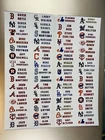 60 Customized MLB HOF Player Labels For Sports Card Tall Dividers LABELS ONLY