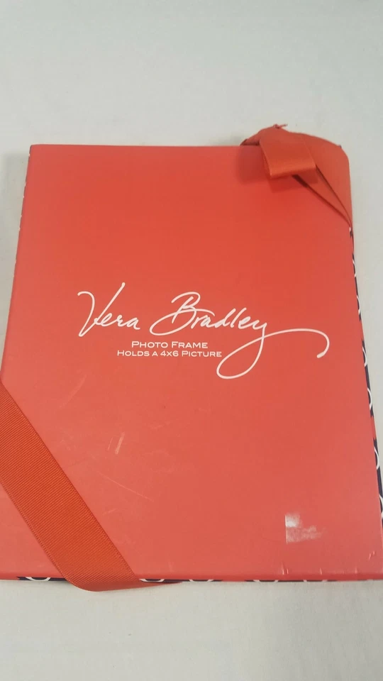 New Vera Bradley Sun Valley Patterned Picture Frame 4x6 NEW - Image 2 of 3