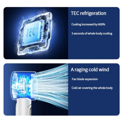 Leistungsstarker H?ngeventilator mit TEC Supercooling Fl��sterleiser Motor Cool