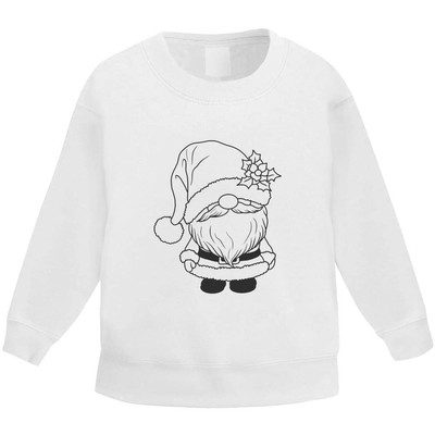 'Santa Gonk' Kid's Sweatshirt / Sweater / Jumper (KW049800)