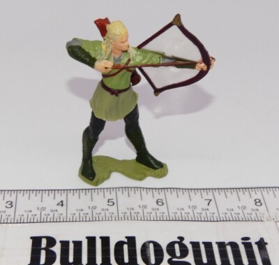 2001 Lord of the Rings Legolas Figure Archer Bow Arrow Burger King Kids Club Toy