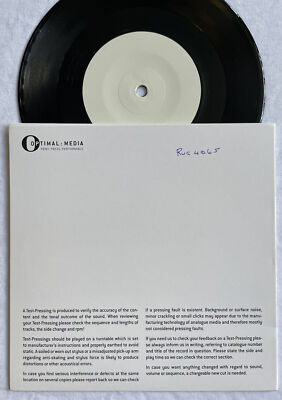 ARCTIC MONKEYS -Don t Sit Down Cause I ve Moved The Chair-Rare 7  Test Pressing