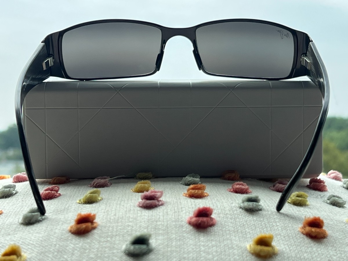 Maui Jim Nalu MJ 122 02 Back Frame + Polarized Neutral Grey Lenses